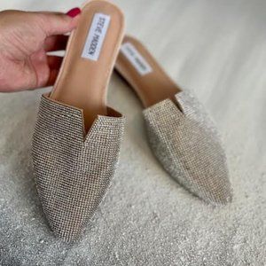 Steve Madden Ally Rhinestone Mule size 8
